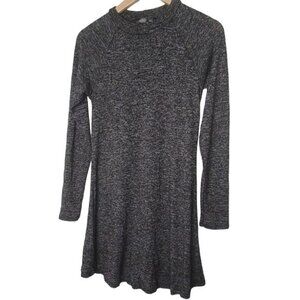 Trendyland Long Sleeve Charcoal  Dress